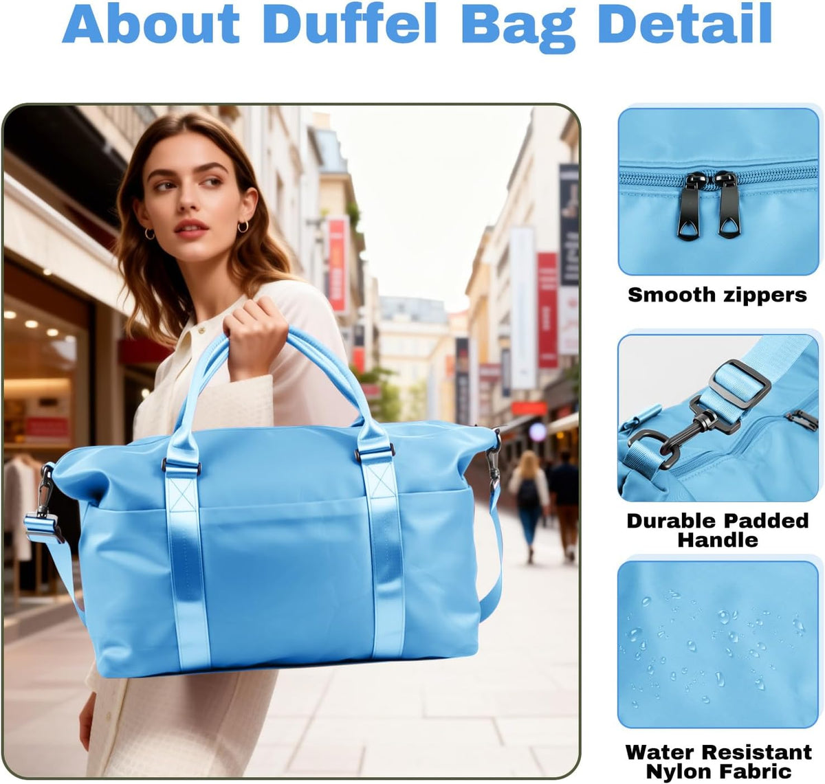 Weekender Duffel Bags for Women, Purple Travel Totes Bag for Airplane Essentials, Overnight Bags for Women with Trolley Sleeve, Large Carry On Hospital Bag for Labor and Delivery, Sport, Gym