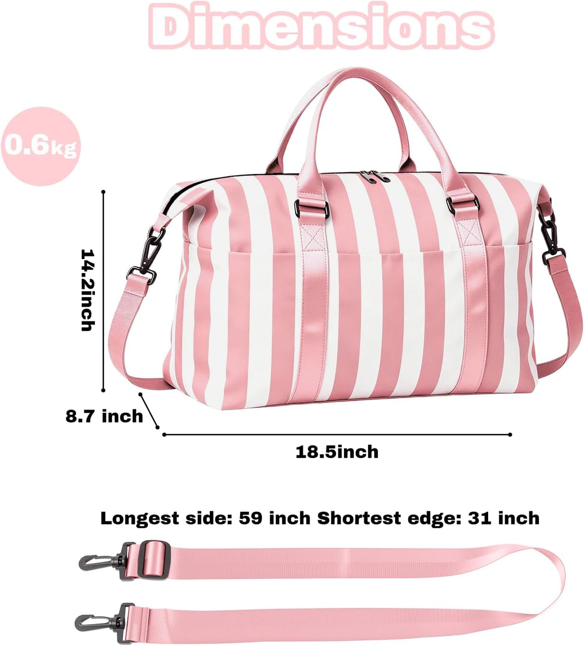 Weekender Duffel Bags for Women, Purple Travel Totes Bag for Airplane Essentials, Overnight Bags for Women with Trolley Sleeve, Large Carry On Hospital Bag for Labor and Delivery, Sport, Gym