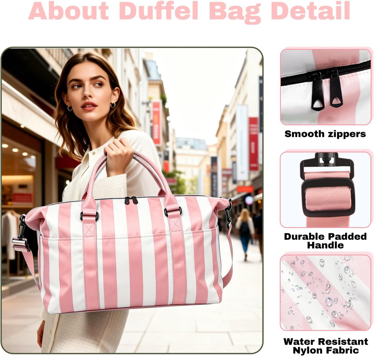 Weekender Duffel Bags for Women, Purple Travel Totes Bag for Airplane Essentials, Overnight Bags for Women with Trolley Sleeve, Large Carry On Hospital Bag for Labor and Delivery, Sport, Gym