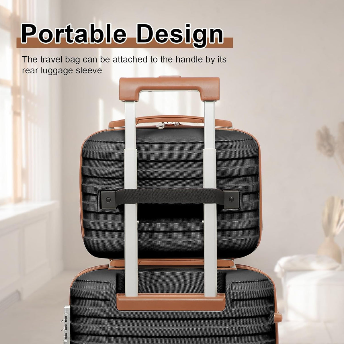 Expandable Carry on Luggage Sets Airline Approved, Lightweight Hard Shell 20 Inch Carry-on Suitcase with Spinner Wheels
