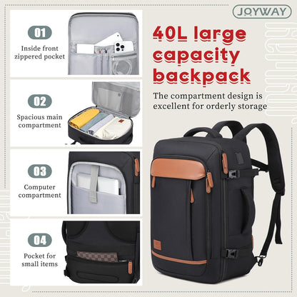 Expandable Carry on Luggage Sets Airline Approved, Lightweight Hard Shell 20 Inch Carry-on Suitcase with Spinner Wheels