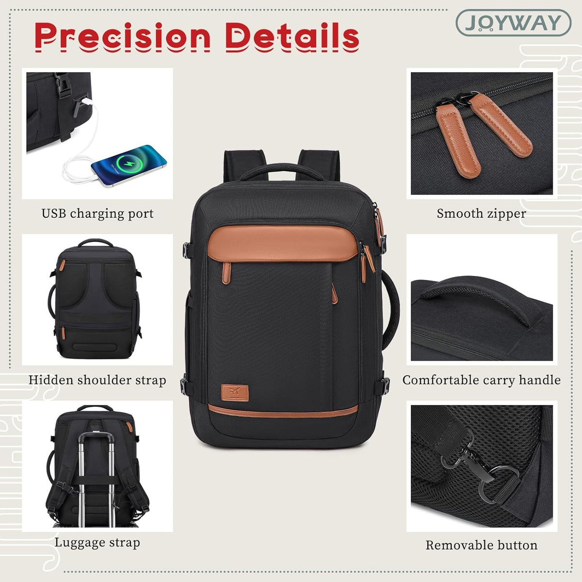 Expandable Carry on Luggage Sets Airline Approved, Lightweight Hard Shell 20 Inch Carry-on Suitcase with Spinner Wheels
