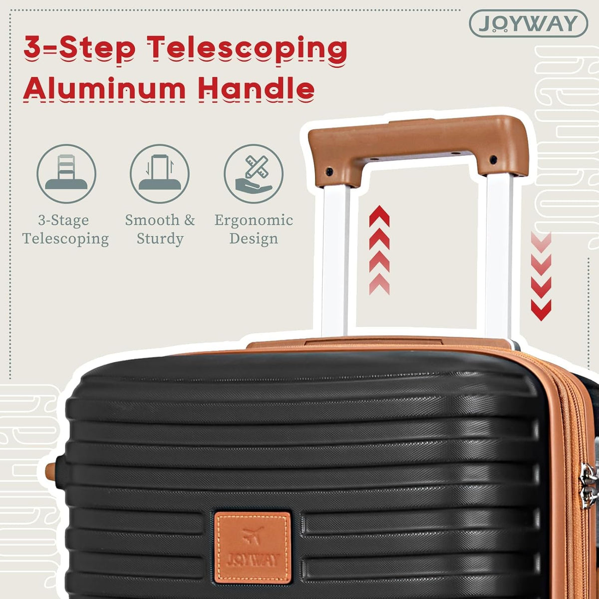 Expandable Carry on Luggage Sets Airline Approved, Lightweight Hard Shell 20 Inch Carry-on Suitcase with Spinner Wheels
