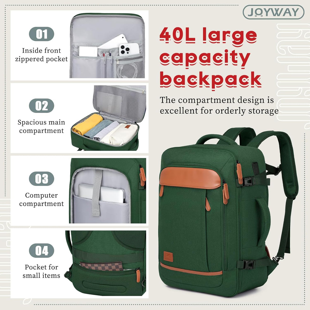 Expandable Carry on Luggage Sets Airline Approved, Lightweight Hard Shell 20 Inch Carry-on Suitcase with Spinner Wheels