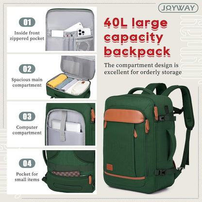 Expandable Carry on Luggage Sets Airline Approved, Lightweight Hard Shell 20 Inch Carry-on Suitcase with Spinner Wheels