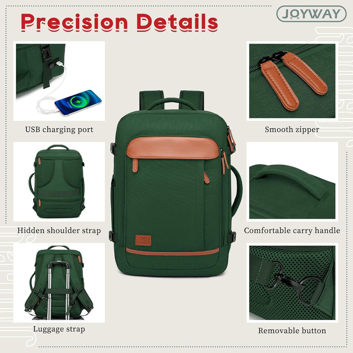 Expandable Carry on Luggage Sets Airline Approved, Lightweight Hard Shell 20 Inch Carry-on Suitcase with Spinner Wheels