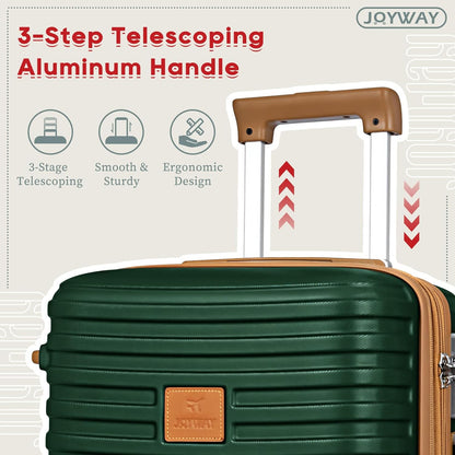 Expandable Carry on Luggage Sets Airline Approved, Lightweight Hard Shell 20 Inch Carry-on Suitcase with Spinner Wheels