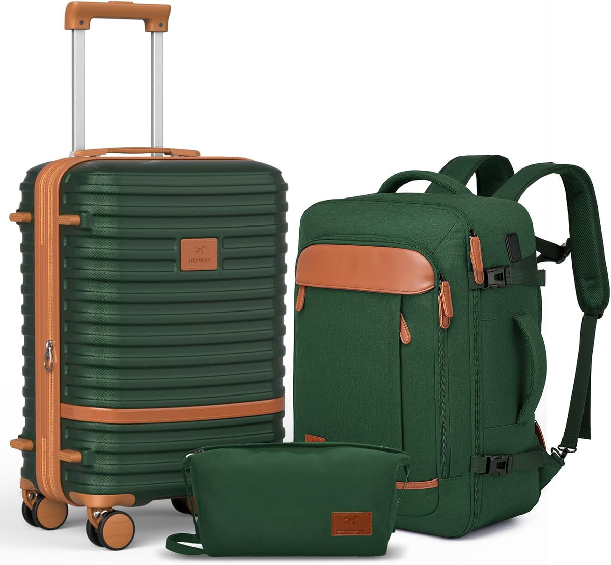 Expandable Carry on Luggage Sets Airline Approved, Lightweight Hard Shell 20 Inch Carry-on Suitcase with Spinner Wheels