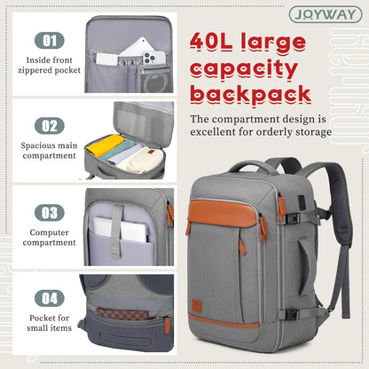 Expandable Carry on Luggage Sets Airline Approved, Lightweight Hard Shell 20 Inch Carry-on Suitcase with Spinner Wheels