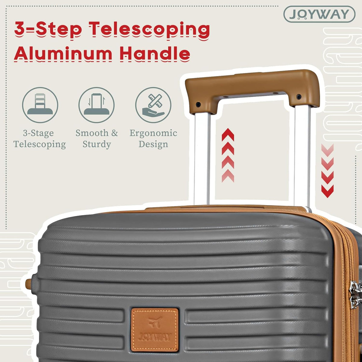 Expandable Carry on Luggage Sets Airline Approved, Lightweight Hard Shell 20 Inch Carry-on Suitcase with Spinner Wheels
