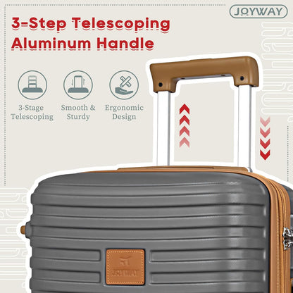 Expandable Carry on Luggage Sets Airline Approved, Lightweight Hard Shell 20 Inch Carry-on Suitcase with Spinner Wheels
