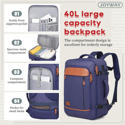 Expandable Carry on Luggage Sets Airline Approved, Lightweight Hard Shell 20 Inch Carry-on Suitcase with Spinner Wheels