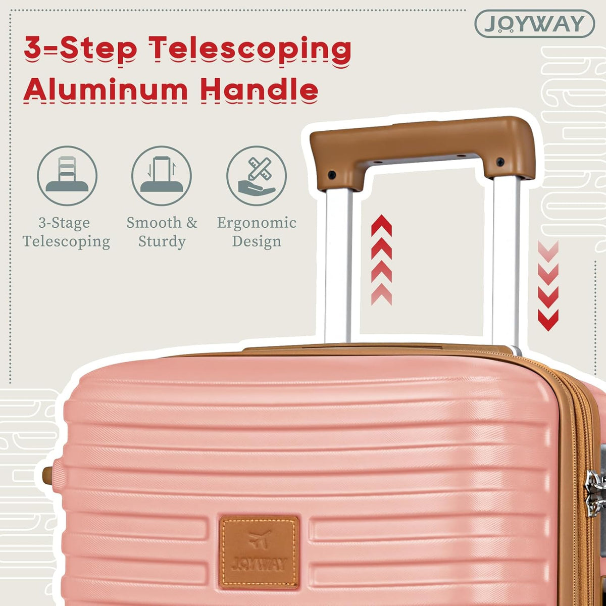 Expandable Carry on Luggage Sets Airline Approved, Lightweight Hard Shell 20 Inch Carry-on Suitcase with Spinner Wheels