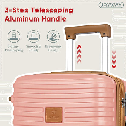Expandable Carry on Luggage Sets Airline Approved, Lightweight Hard Shell 20 Inch Carry-on Suitcase with Spinner Wheels