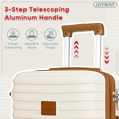 Expandable Carry on Luggage Sets Airline Approved, Lightweight Hard Shell 20 Inch Carry-on Suitcase with Spinner Wheels