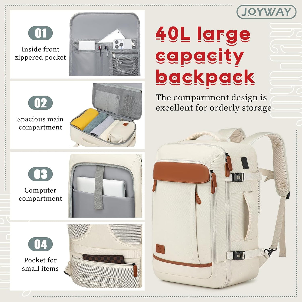 Expandable Carry on Luggage Sets Airline Approved, Lightweight Hard Shell 20 Inch Carry-on Suitcase with Spinner Wheels