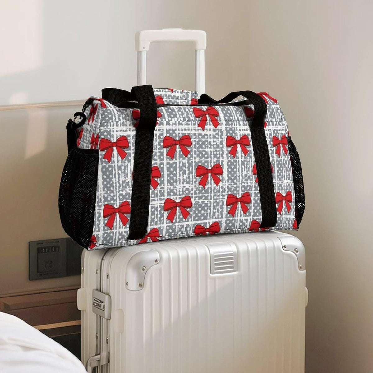 Gym and Travel Weekender Bag Duffel Sports Overnight Simple Carry Options for Men Women
