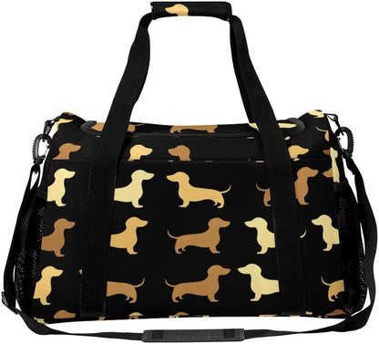 Gym and Travel Weekender Bag Duffel Sports Overnight Simple Carry Options for Men Women