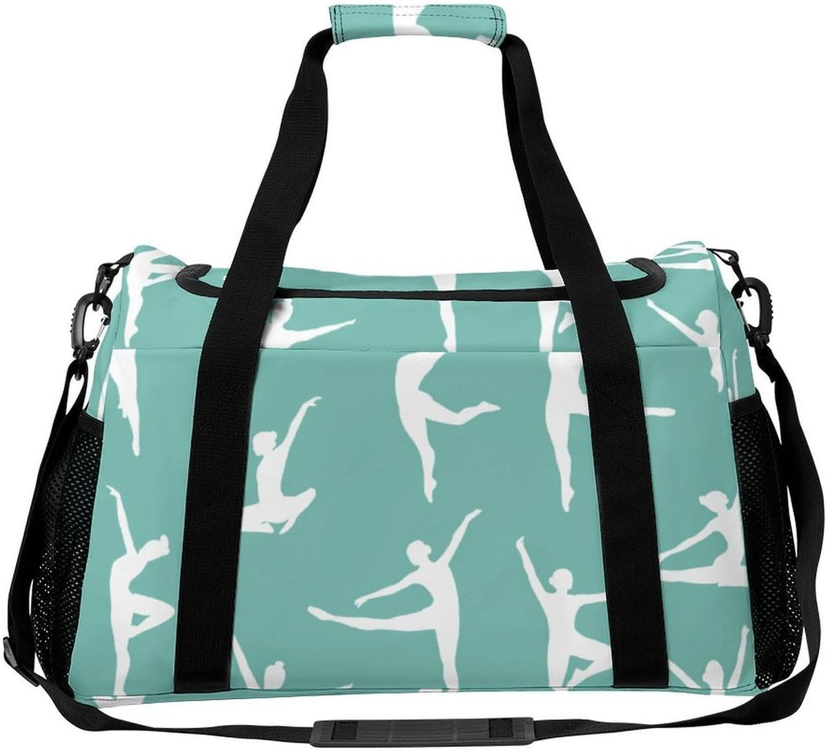 Gym and Travel Weekender Bag Duffel Sports Overnight Simple Carry Options for Men Women