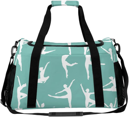 Gym and Travel Weekender Bag Duffel Sports Overnight Simple Carry Options for Men Women