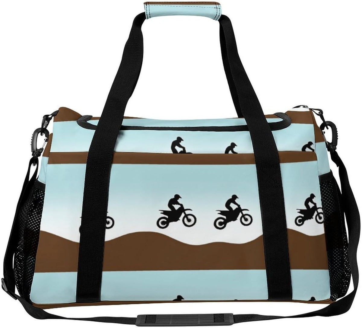Gym and Travel Weekender Bag Duffel Sports Overnight Simple Carry Options for Men Women
