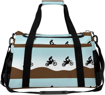 Gym and Travel Weekender Bag Duffel Sports Overnight Simple Carry Options for Men Women