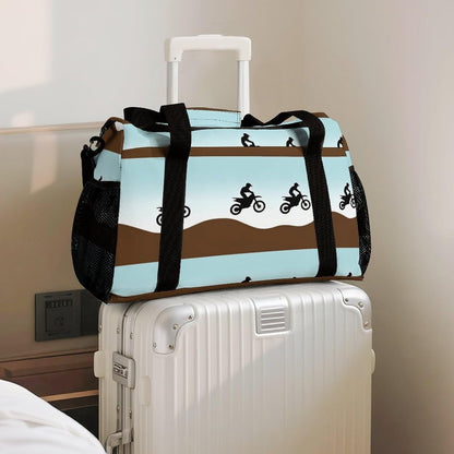 Gym and Travel Weekender Bag Duffel Sports Overnight Simple Carry Options for Men Women