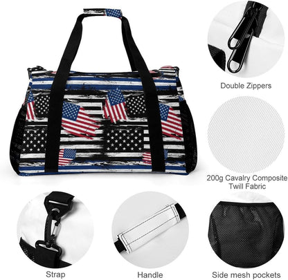 Gym and Travel Weekender Bag Duffel Sports Overnight Simple Carry Options for Men Women