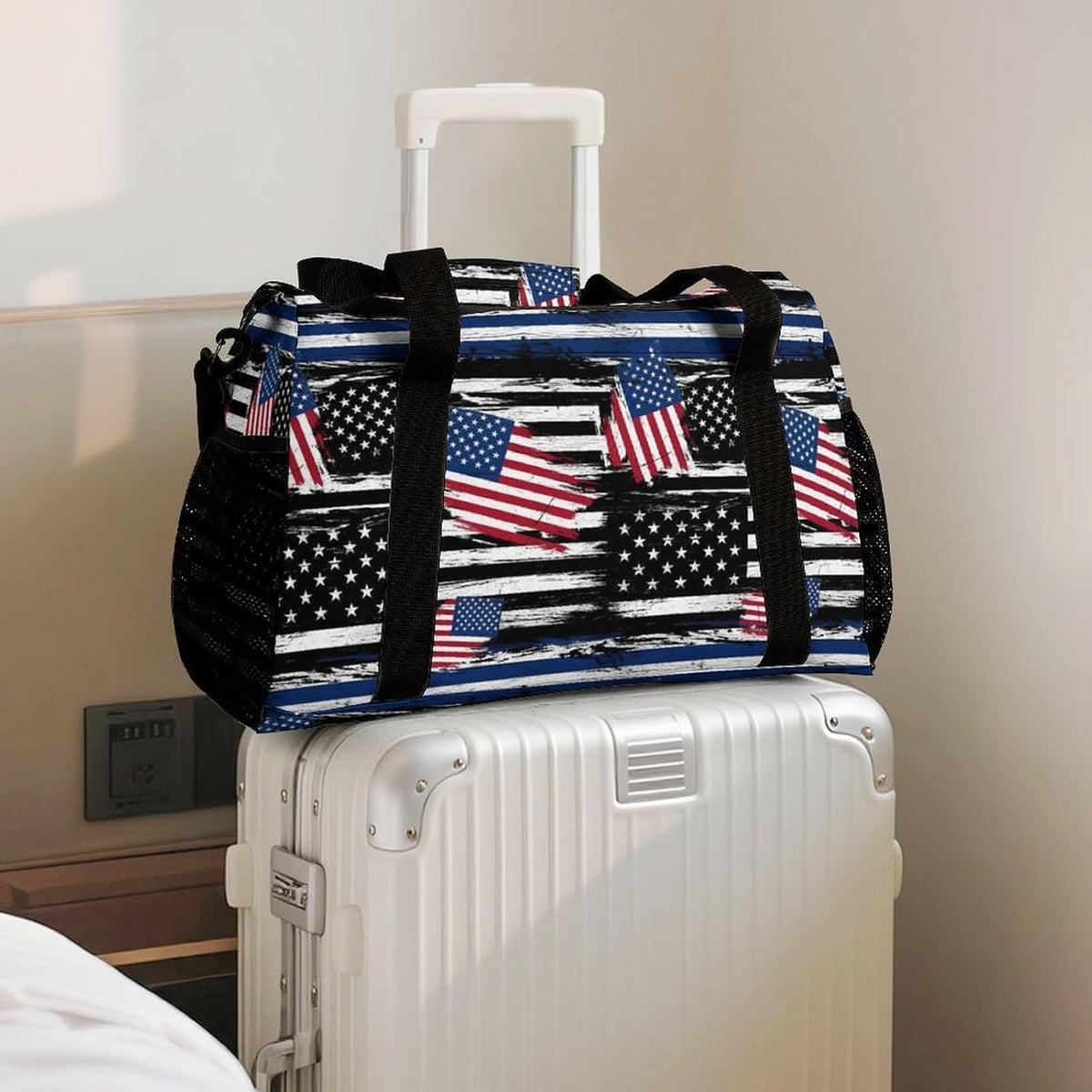 Gym and Travel Weekender Bag Duffel Sports Overnight Simple Carry Options for Men Women
