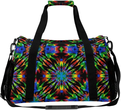 Gym and Travel Weekender Bag Duffel Sports Overnight Simple Carry Options for Men Women