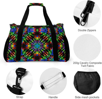 Gym and Travel Weekender Bag Duffel Sports Overnight Simple Carry Options for Men Women