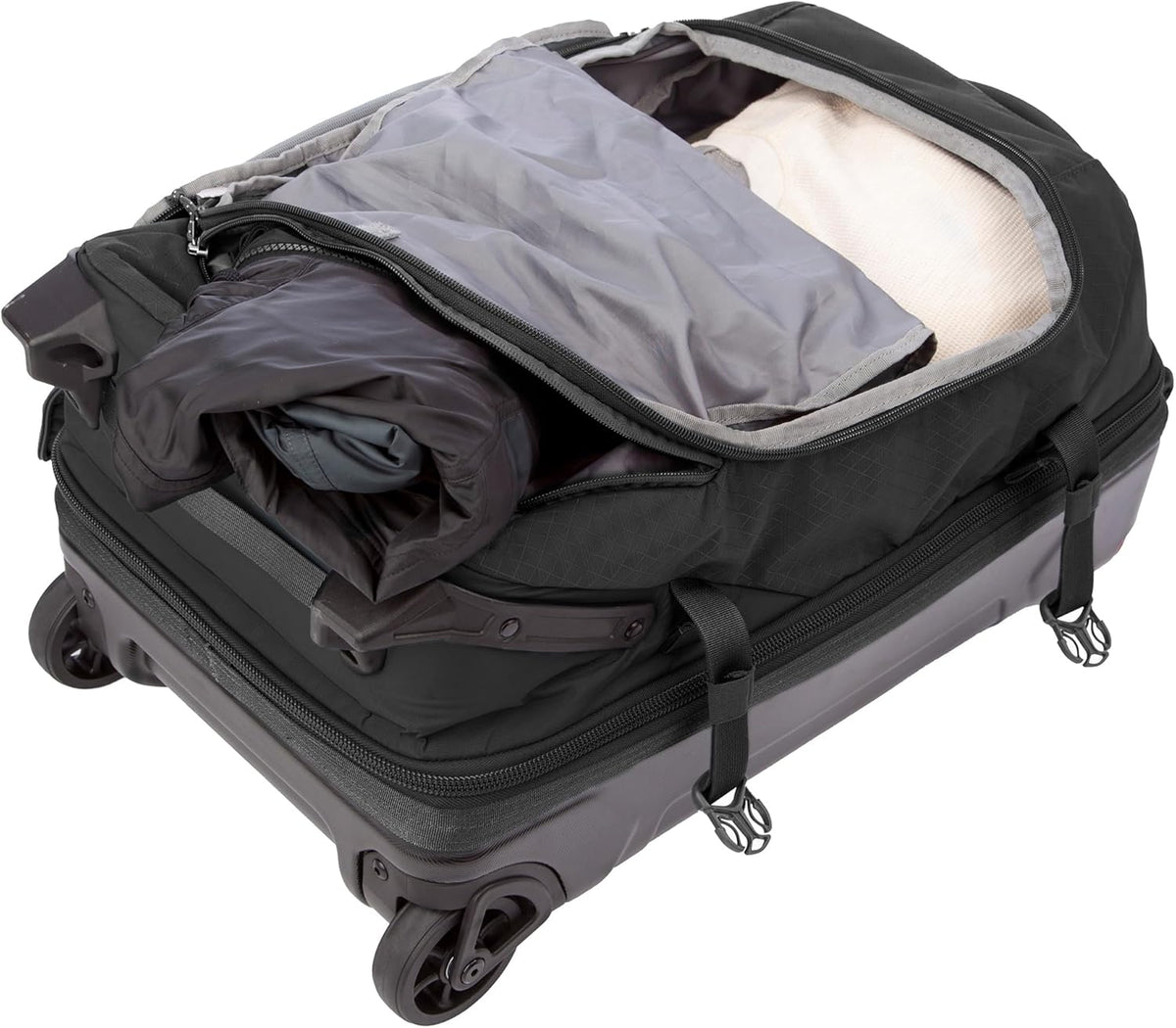 Expedition Rolling Duffel Bag with Wheels | Travel | Carry-On | Luggage | Rugged | Durable - True Blue, 22"