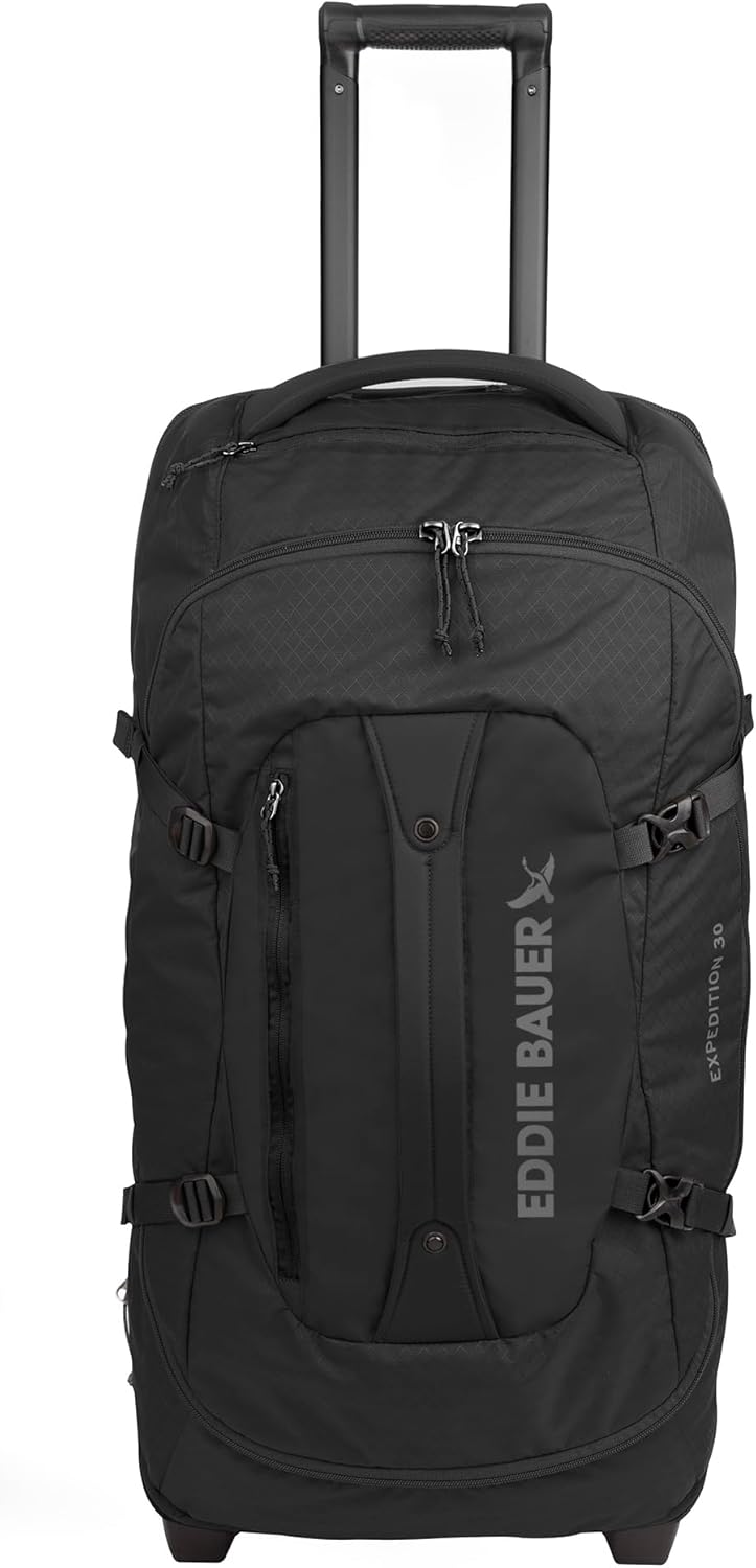 Expedition Rolling Duffel Bag with Wheels | Travel | Carry-On | Luggage | Rugged | Durable - True Blue, 22"