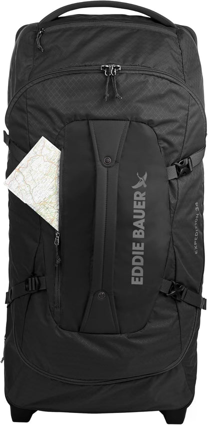 Expedition Rolling Duffel Bag with Wheels | Travel | Carry-On | Luggage | Rugged | Durable - True Blue, 22"