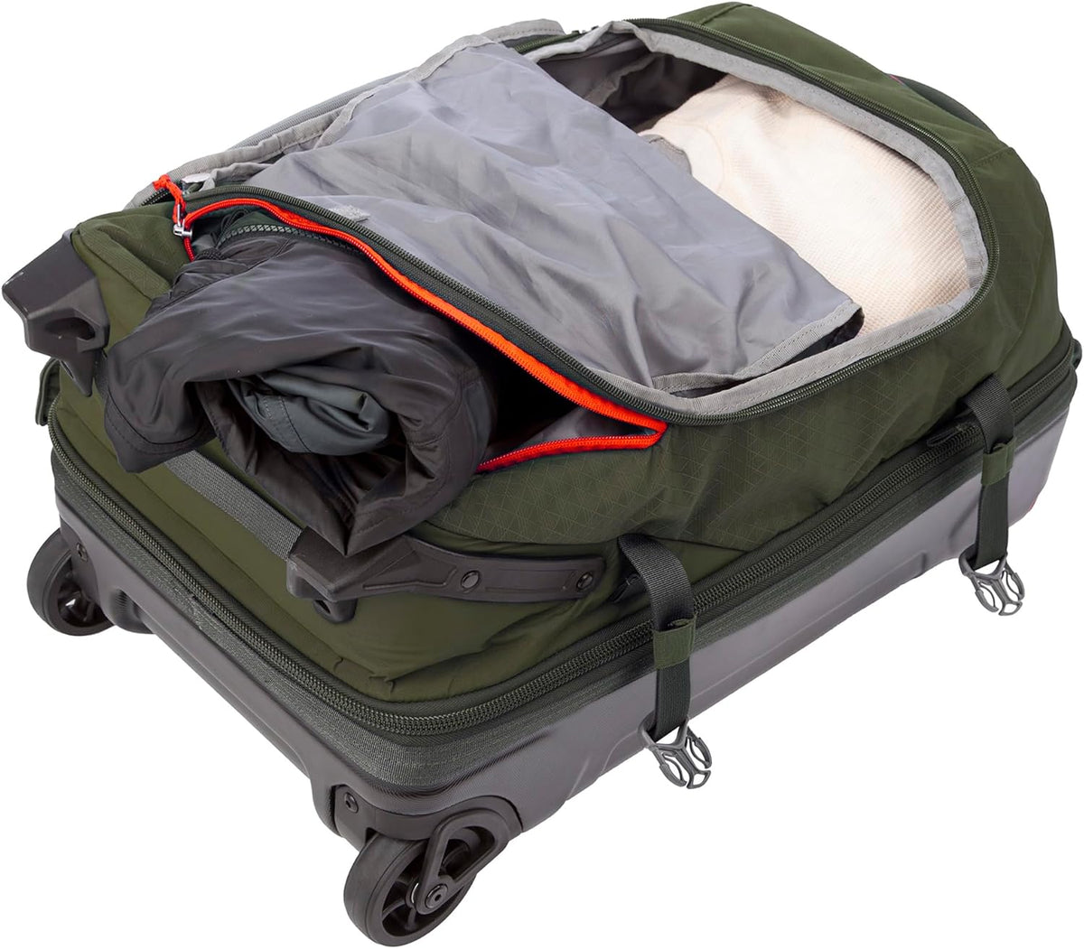 Expedition Rolling Duffel Bag with Wheels | Travel | Carry-On | Luggage | Rugged | Durable - True Blue, 22"