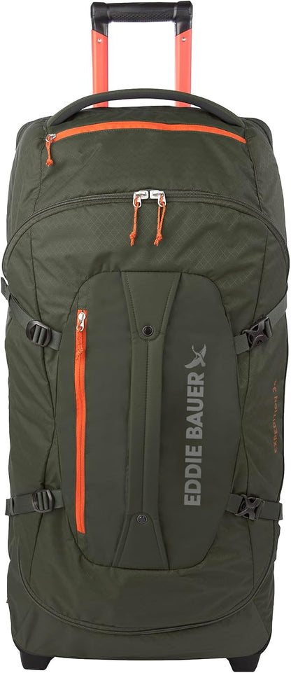 Expedition Rolling Duffel Bag with Wheels | Travel | Carry-On | Luggage | Rugged | Durable - True Blue, 22"