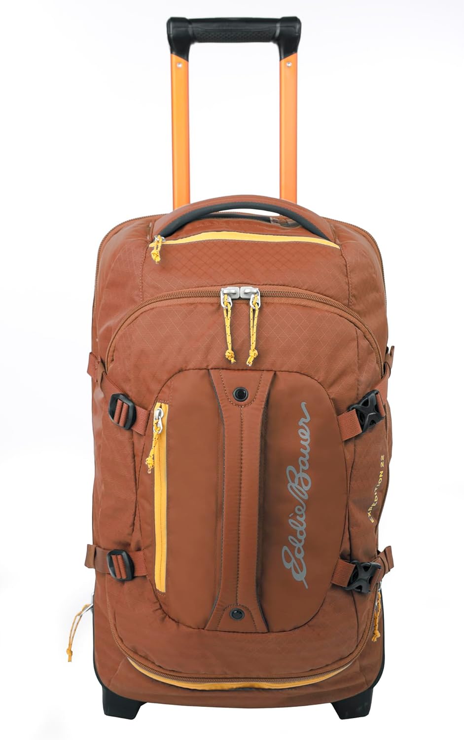 Expedition Rolling Duffel Bag with Wheels | Travel | Carry-On | Luggage | Rugged | Durable - True Blue, 22"