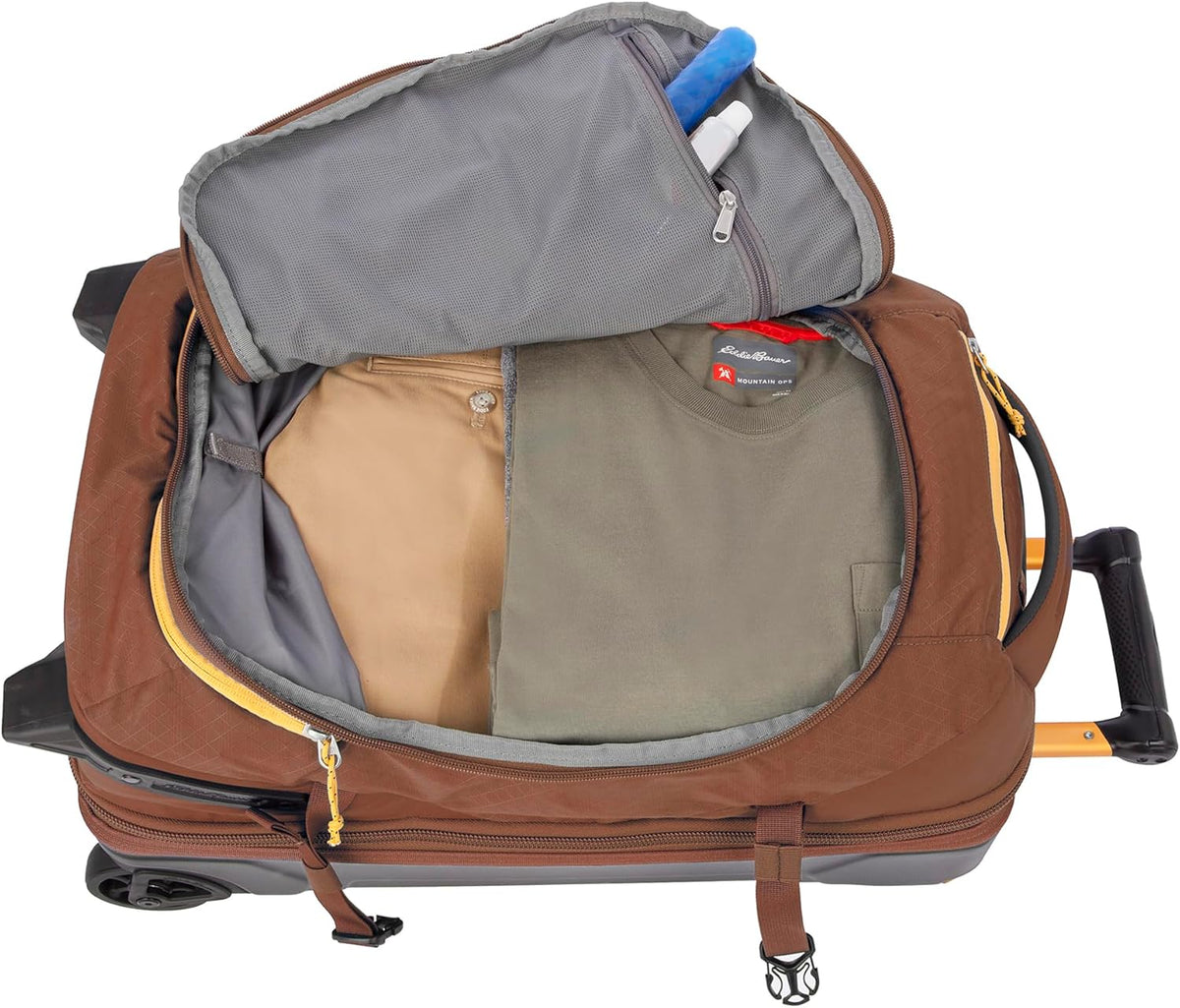 Expedition Rolling Duffel Bag with Wheels | Travel | Carry-On | Luggage | Rugged | Durable - True Blue, 22"