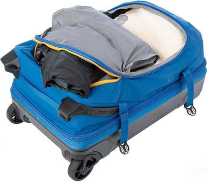 Expedition Rolling Duffel Bag with Wheels | Travel | Carry-On | Luggage | Rugged | Durable - True Blue, 22"