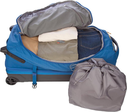 Expedition Rolling Duffel Bag with Wheels | Travel | Carry-On | Luggage | Rugged | Durable - True Blue, 22"
