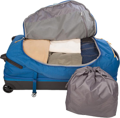 Expedition Rolling Duffel Bag with Wheels | Travel | Carry-On | Luggage | Rugged | Durable - True Blue, 22"