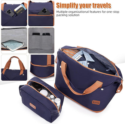 Carry on Luggage Sets 22x14x9 Airline Approved Durable Travel Luggage Suitcases with Wheels,ABS Hard Case Suitcases with Spinner Wheels,(Orange, Sets(20"/DB/TB))