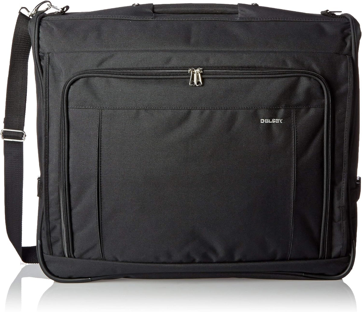 DELSEY PARIS Garment Bags Deluxe Garment Hanging Travel Bag, Black, 45 Inch