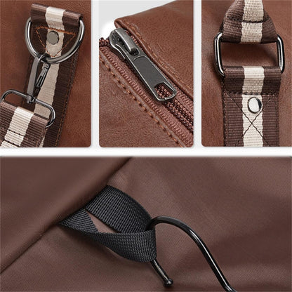 2-in-1 Travel Garment Bag Duffel/Hanging Carry on Travel Case, Convertible Foldable Garment Duffle Suit Travel Bag (Red,50 * 28 * 30cm)