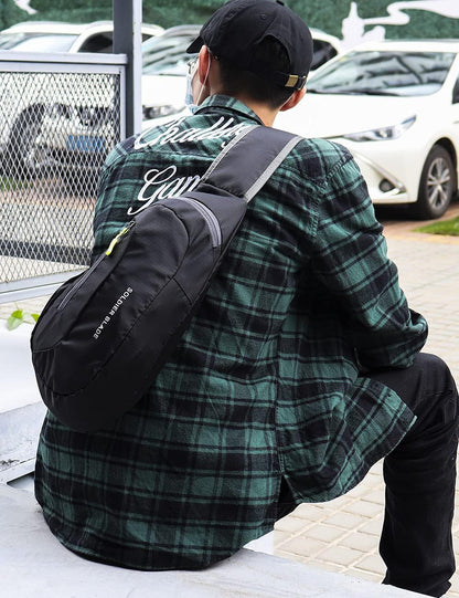 Sling Bag Crossbody Backpack for Men Womens, Chest Bag Backpack, Shoulder bag Gym Cycling Traveling Outdoor Sports