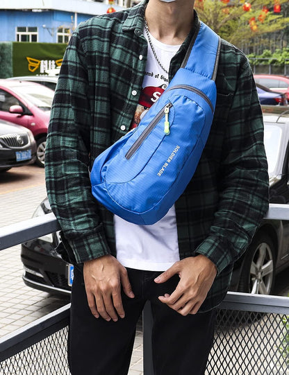 Sling Bag Crossbody Backpack for Men Womens, Chest Bag Backpack, Shoulder bag Gym Cycling Traveling Outdoor Sports