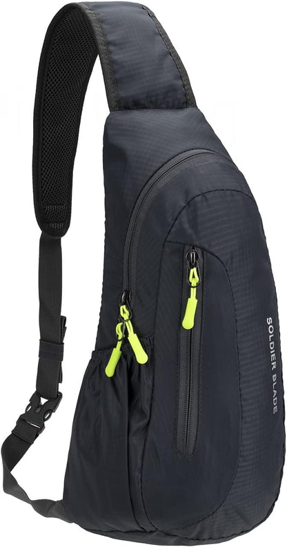 Sling Bag Crossbody Backpack for Men Womens, Chest Bag Backpack, Shoulder bag Gym Cycling Traveling Outdoor Sports