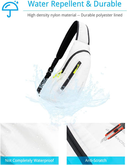 Sling Bag Crossbody Backpack for Men Womens, Chest Bag Backpack, Shoulder bag Gym Cycling Traveling Outdoor Sports