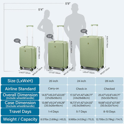 20 Inch Carry on Luggage 22x14x9 Airline Approved Hard Shell Suitcases with Wheels, Top Opening Expandable Carry on Luggage with Cup Holder Small Rolling Suitcase with Lock, Pink