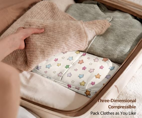 Bra and Underwear Travel Organizer Bag – Portable Bra Storage Case, Compression Packing Cubes for Travel, Waterproof Luggage Organizer for Women, Suitcase (Beige)